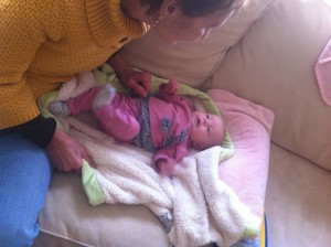 Spending time with Oma.