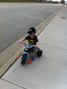 Ethan is loving the warm weather!