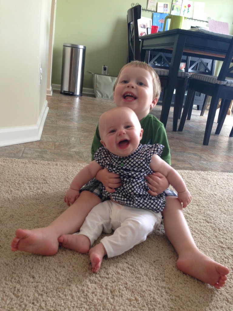 Sibling love.