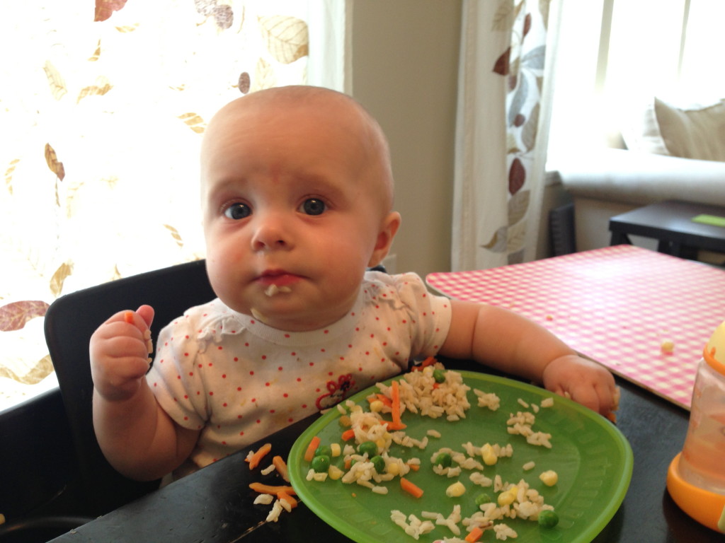 My little adventurous eater.