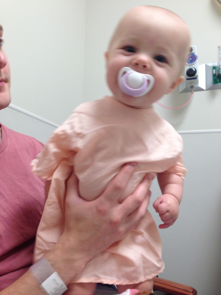 The cutest little patient I've ever seen!