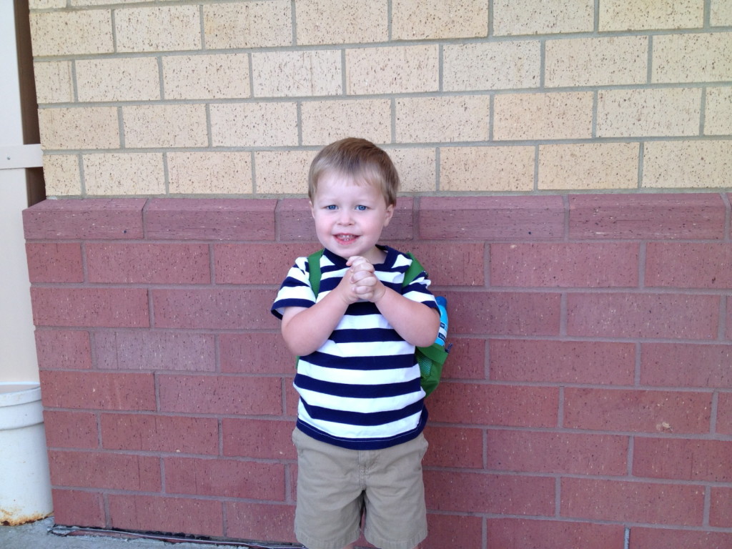 First day of preschool