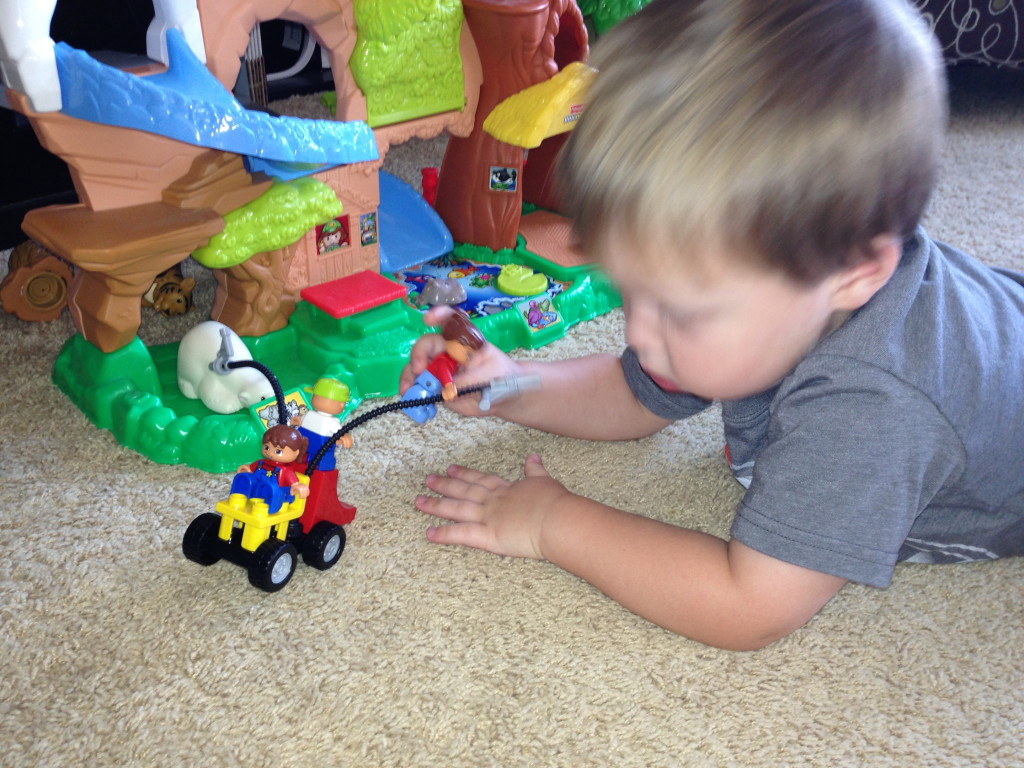 Reenacting our trip to the Zoo with Legos