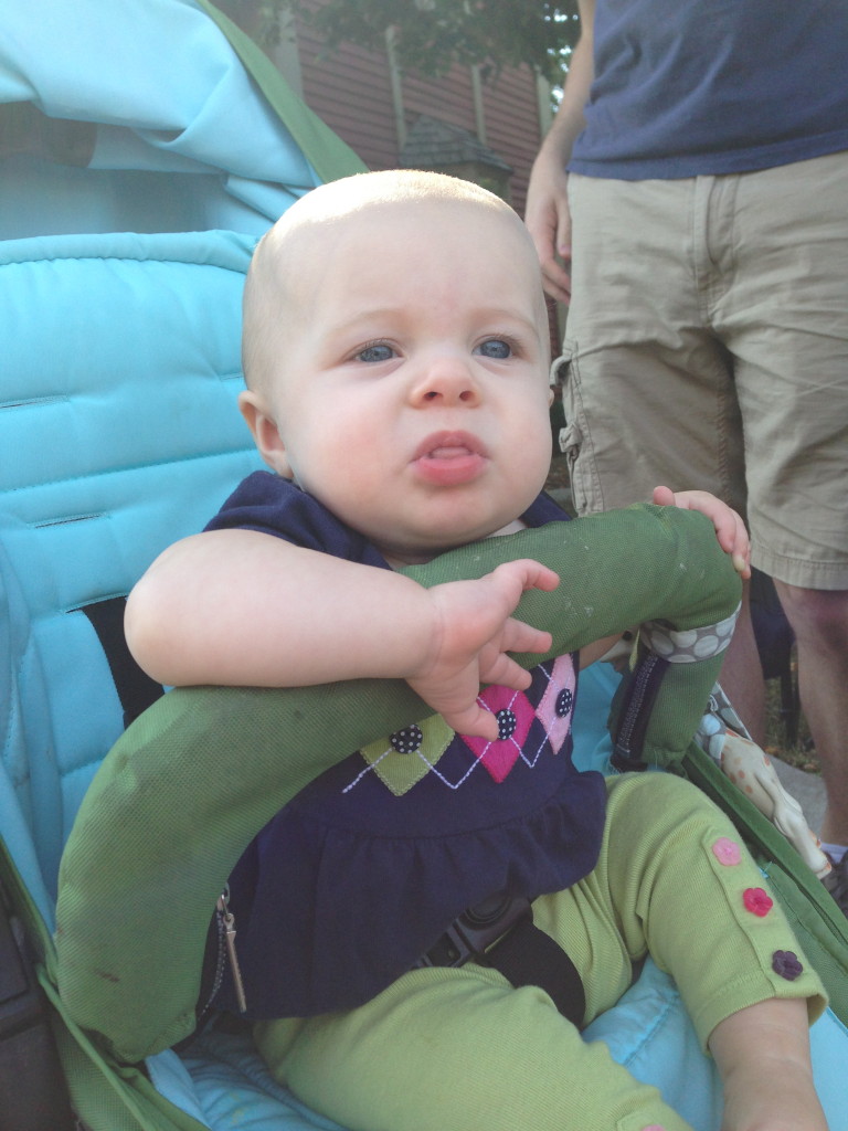 Watching the Fall Festival Parade