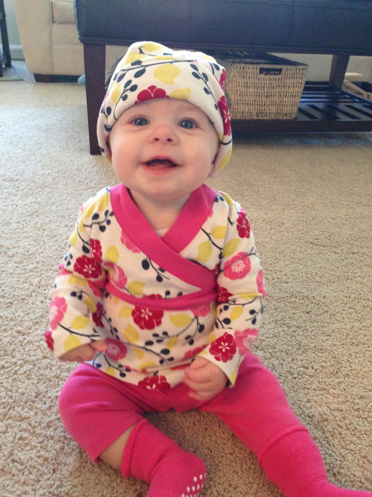 Ready for the Farmer's Market - even one of the farmers commented on how cute her outfit was!