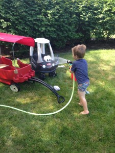 Ethan's carwash.