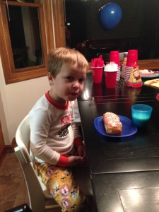 Birthday donut.