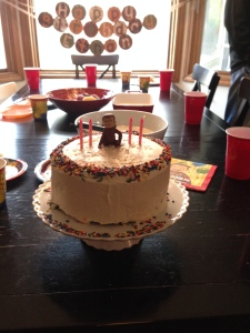 Curious George birthday cake.