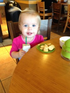 Coffee date with mommy.